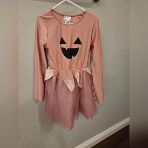H&M Pink Halloween Pumpkin Dress
